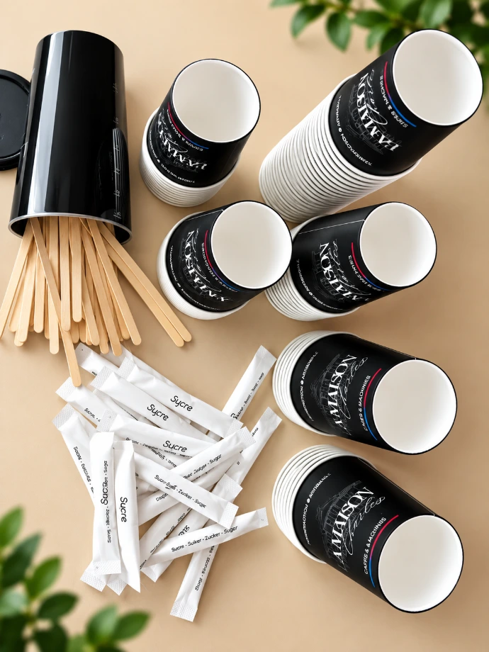 Accessoires et consommables café pour entreprises et événements
